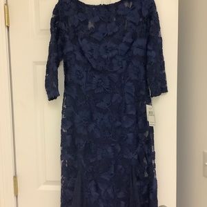 Navy blue cocktail dress